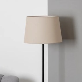 Brilagi - Lampada da terra LED CERIA 1xE27/40W/230V Ø 30 cm beige/nera