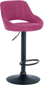 Sgabello Barhocker Milet Stoff - Eleganza E Comfort. / Lila / Schwarz