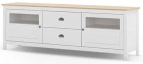 Mobile TV in pino bianco 180x59 cm Misti - Marckeric