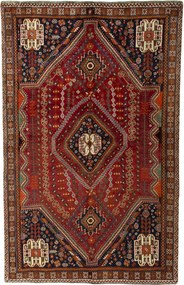 Shiraz Tappeto persiano 280 x 170 Rosso (Iran) Annodato A Mano
