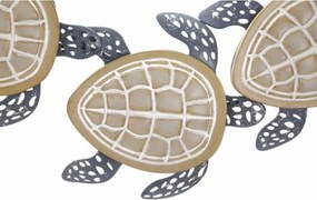 Rivestimento decorativo da muro design tartarughe 111,5X6,3X43 cm multicolor