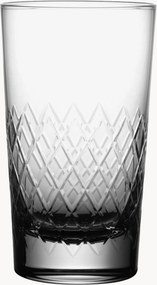 Set di 4 bicchieri da long drink in cristallo soffiato Lattice