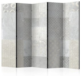 Paravento  Tiles II [Room Dividers]  Colore bianco e nero, Dimensioni e Misure 225x172