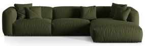 Divano angolare componibile verde (angolo destro) Martina - Micadoni Home