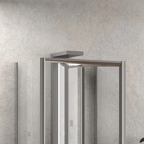 Box doccia 3 lati 80x80x80 apertura a libro | KM4000S - KAMALU
