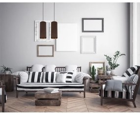 Lampadario a cavo AVALO 2xE27/60W/230V marrone/rame