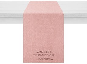 Runner 45x140 cm con scritta Quotes