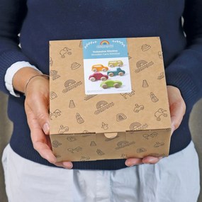 Grimm's - Set di macchinine in legno - 5 pz