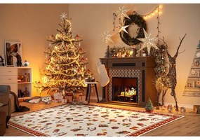 Tappeto rosso con motivo natalizio 160x230 cm Red Christmas - Villeroy&amp;Boch