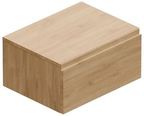 Mobile da bagno sotto lavabo Step rovere L 60.3 x H 30 x P 46 cm 1 cassetto, lavabo non incluso
