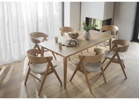 Set di 2 sedie da pranzo in colore naturale Waterton - Rowico