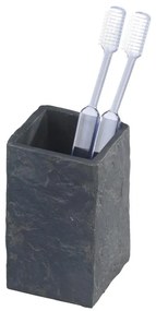 WENKO 17920100 - Bicchiere SLATE ROCK 6,4x10,5 cm antracite