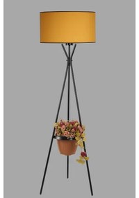 Lampada da terra VENEDIK 1xE27/60W/230V arancione/nero