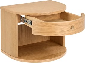 Comodino colore naturale chiaro con effetto rovere Paron – Actona