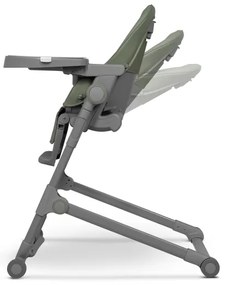 Lionelo - Seggiolone da pranzo per bambini CORA PLUS Verde oliva