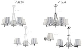 Jupiter 1513 - OR 5 bi - Lampadario a sospensione con supporto rigido OSKAR 5xE27/60W