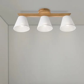 Brilagi - LED  Lampadario a plafone ANTHONY 3xE14/40W/230V quercia/bianco