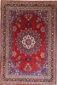 Gashghai Tappeto 300x200 Rosso (Iran) Annodato A Mano