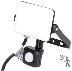Aigostar - Riflettore LED con sensore LED/20W/230V 4000K IP65 nero