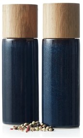 Set macina pepe e sale blu scuro in ceramica 2 pz Gastro Blue – Bitz