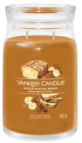 Spiced Banana Bread, candela giara grande Yankee Candle