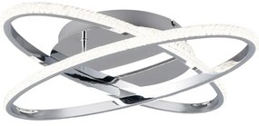 Apparecchio da soffitto a LED in argento Lane - Reality