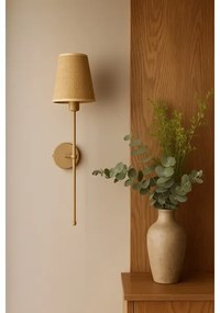 Lampada da parete MADELA 1xE14/40W/230V iuta/beige