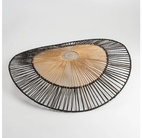 Paralume universale KERIA, Ø 50 cm, marrone/nero