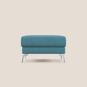 Star Pouf con piedini alti in tessuto impermeabile T02 azzurro