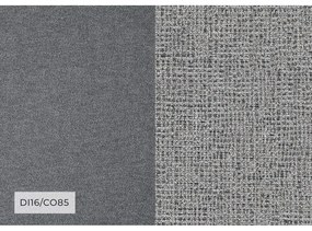 Divano in grigio chiaro allungabile 237 cm Wilson – Miuform