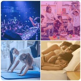 SET 2x Lampadina LED RGBW dimmerabile MESH Smart E14/6,5W/230V 2700-6500K - Aigostar