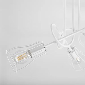 Lampadario a plafone OXFORD 3xE27/15W/230V bianco