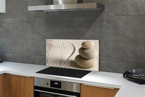 Pannello paraschizzi cucina Struttura in pietra sabbia 100x50 cm