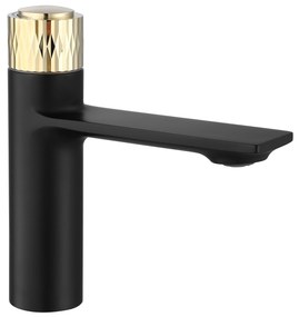 Rubinetto da lavabo REA Storm Black Gold Low