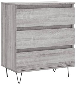 Credenza grigio sonoma 60x35x70 cm in legno multistrato