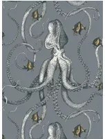 Josephine Munsey Carta da parati Octopoda Grand - Bude Blue