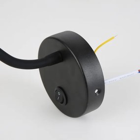 Brilagi - LED Lampada flessibile da muro MAYA LED/3W/230V 4000K nero/oro