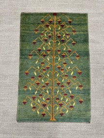 Gashguli Tappeto persiano 80x120 Verde (Iran) Annodato A Mano