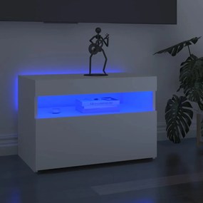 Mobile Porta Tv Con Luci Led Bianco 60x35x40 Cm /