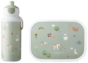 Scatola per la merenda del bambino con biberon Little farm - Mepal