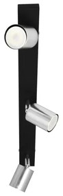 Faretto LED TUNE 3xGU10/4,8W/230V cromo opaco/nero