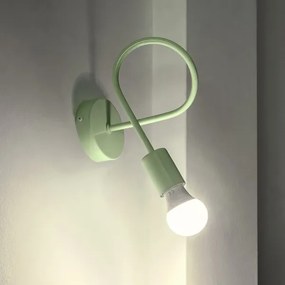 Lampada da parete flessibile OXFORD 1xE27/15W/230V verde