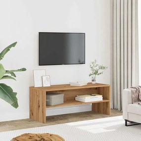 Mobile Porta Tv Rovere Artigianale 100x40x40 Cm İn Truciolato /