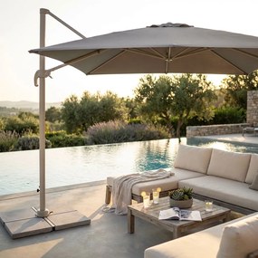 MERIDIES - ombrellone decentrato 3 x 3 m