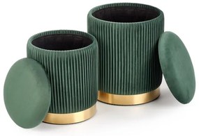 SET 2x Tabacco MONTY diametro 36/44 cm verde/oro