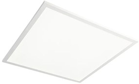 Plafoniera quadrata bianca LED con telecomando - Orch