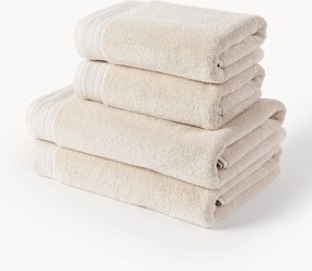 Set di asciugamani in cotone organico Premium, varie misure