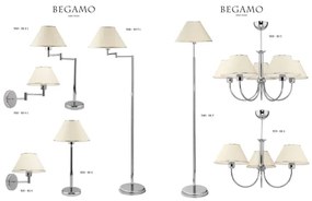 Jupiter 1579 - BG 3 CH - Lampadario a sospensione con supporto rigido BEGAMO 3xE27/60W