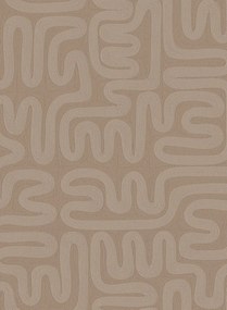 Arte Carta da parati Sarana - Taupe