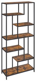 Libreria NAVARO marrone/nera